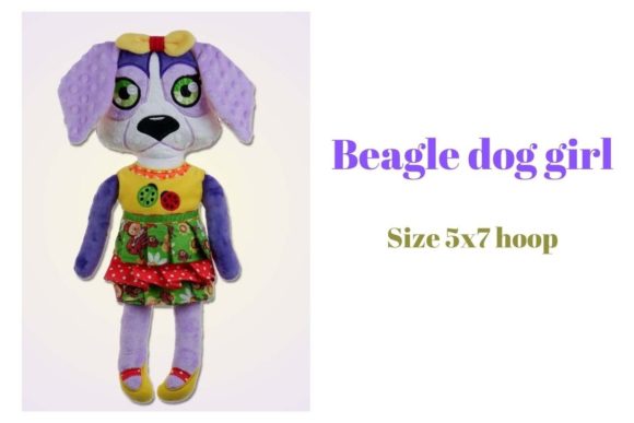 Beagle Dog Girl Doll ITH Review for Real Projects